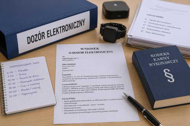 Wniosek o dozór elektroniczny, co napisać i jakie dokumenty dołączyć?